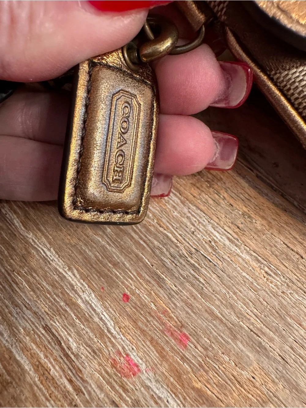 Coach Special Edition 2004 Leather Signature Wristlet
